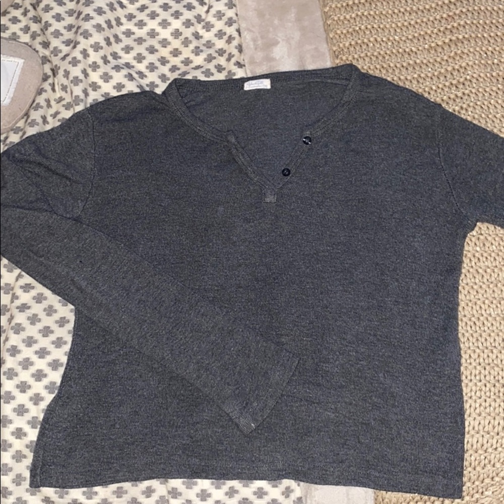 Brandy Melville Grey Top